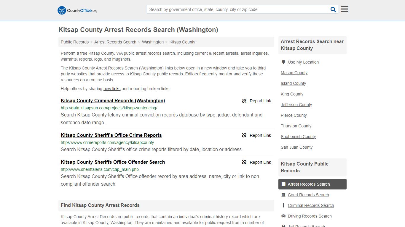 Arrest Records Search - Kitsap County, WA (Arrests & Mugshots)